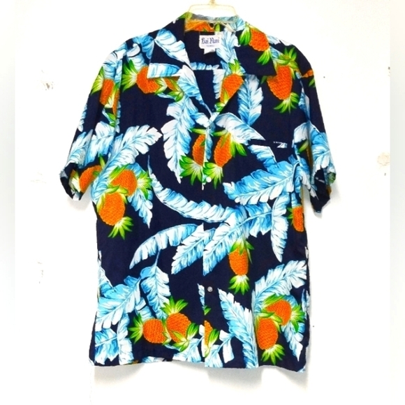 RAI Nani Hawaiian vacation island button down short sleeves shirt Size: … - Picture 1 of 5